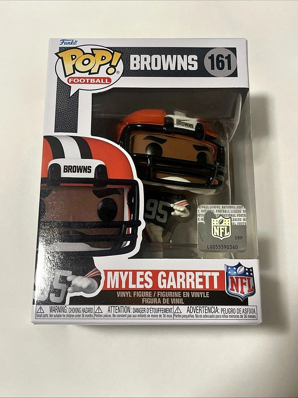 Funko Pop! Football Myles Garrett #161 NFL Figure Cleveland Browns